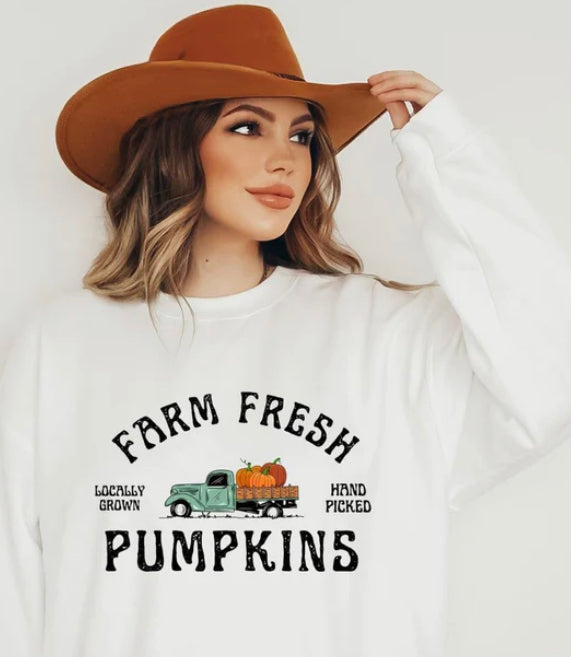 Farm Fresh Pumpkins - Truck