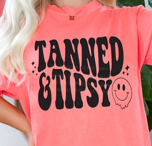 Tanned & Tipsy - Black